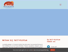 Tablet Screenshot of half-hichtum.nl